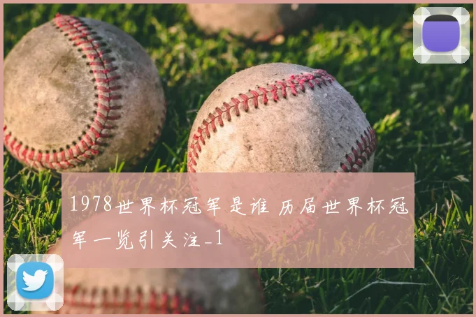 1978世界杯冠军是谁 历届世界杯冠军一览引关注_1