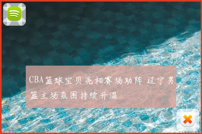 CBA篮球宝贝亮相赛场助阵 辽宁男篮主场氛围持续升温